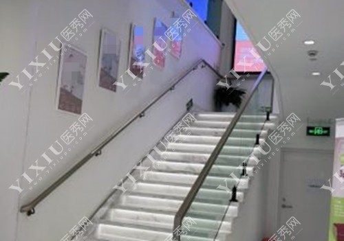 上海新菲口腔医院内部楼梯示意图