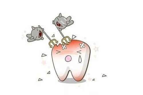 牙齿疼痛展示图