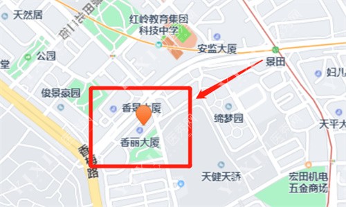深圳舒尔康口腔地图