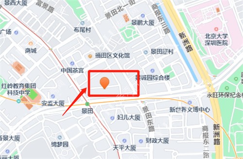 深圳同步齿科·同辉门诊地图