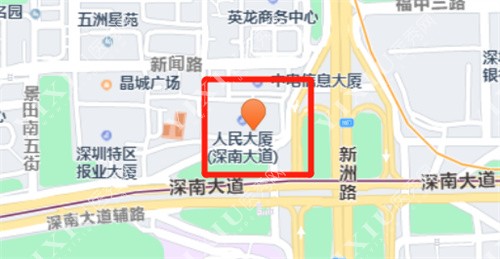 深圳康理口腔（景田旗舰店）地图
