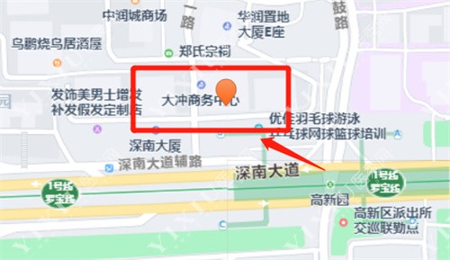 深圳诺德齿科（南山总院）地图