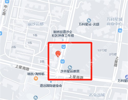 深圳尔睦口腔（壆岗店）地图