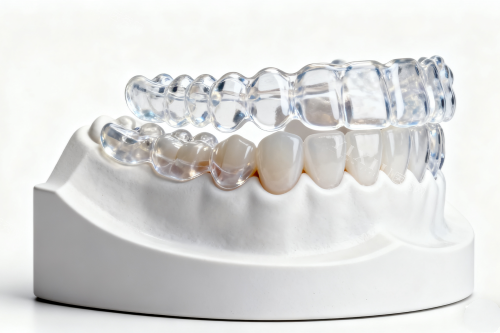 隐形保持器安装卡通图