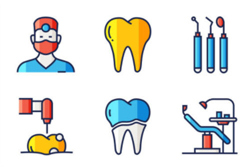 牙齿各个项目图