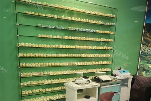 上海鑫齿口腔牙套展示柜