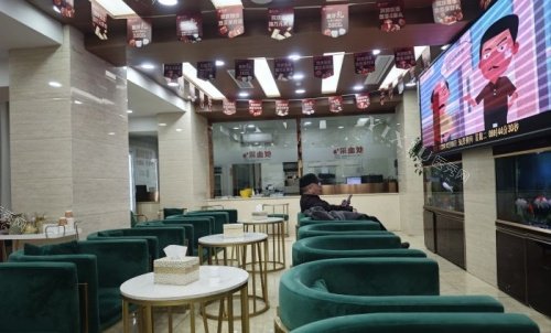 成都医大口腔医院休息区示意图