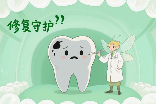 补牙动漫图片