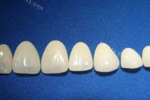 烤瓷牙冠卡通展示图