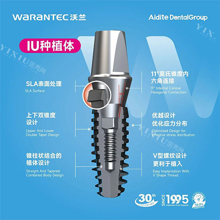 沃兰种植牙IU型号照片