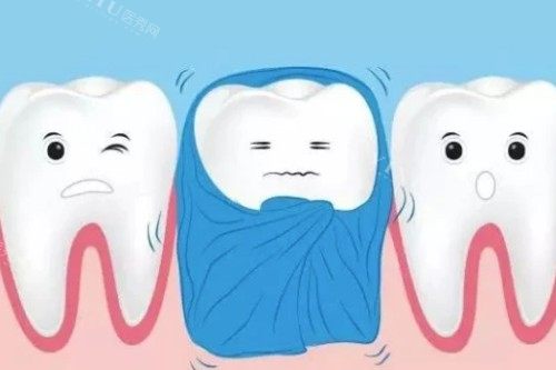 牙齿敏感卡通图片展示