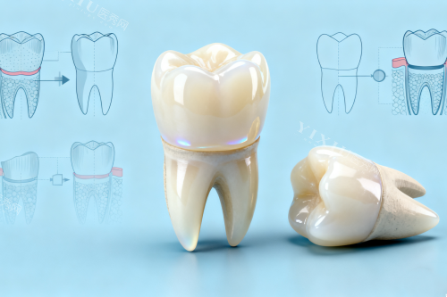 不同牙冠模型展示图