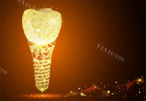 种植牙科技感背景图