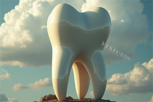 牙齿模拟漫画示意图