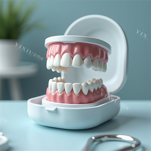 牙齿模型漫画展示示意图