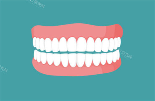 一口牙齿卡通图