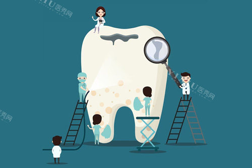 一颗牙齿卡通图