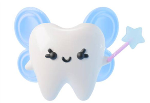 牙齿可爱卡通图