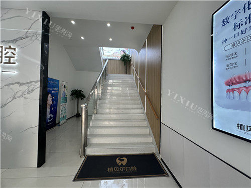 孝感植贝尔口腔楼梯间环境图