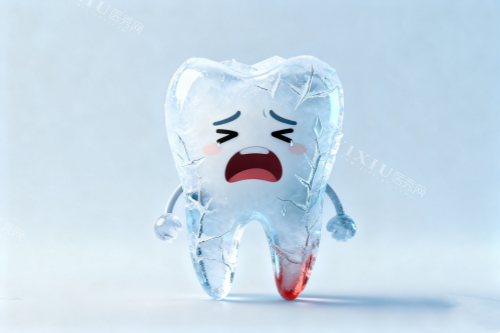 牙疼卡通图展示