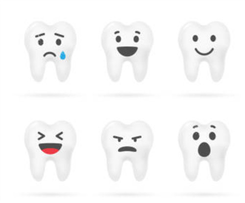 牙齿各个表情图