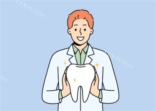 医生和牙齿示意图