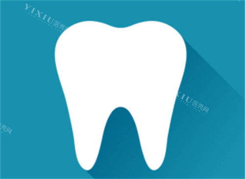 深色背景的牙齿图