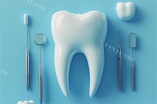 牙齿检查设备漫画示意图