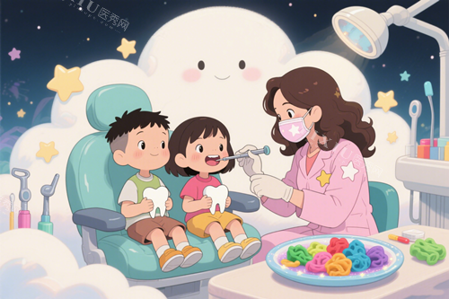 儿童补牙图片