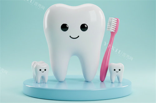 3D牙齿卡通图