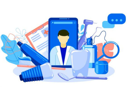 牙齿模型图示意图