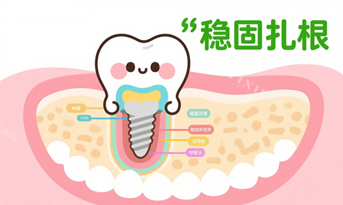 种植牙稳固扎根