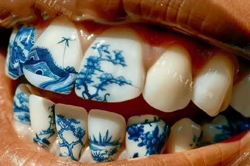牙齿纹身图片.webp