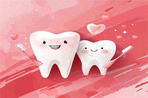 牙齿健康展示图