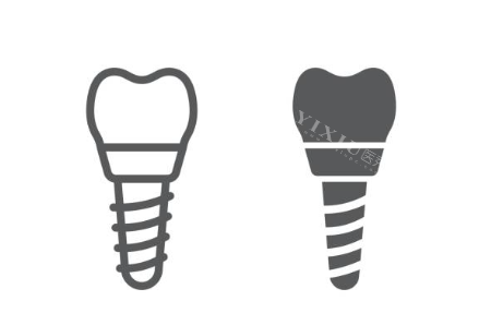 种植牙logo图示意图