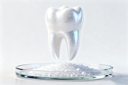 牙齿做美白卡通图