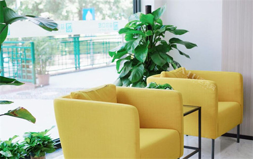 重庆益尔口腔休息区展示图