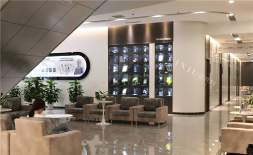 天津中诺口腔等候区一角