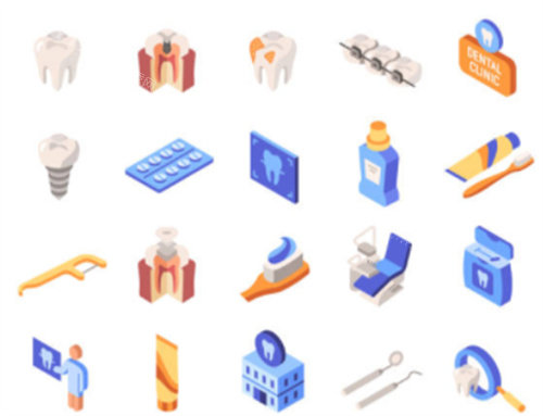 牙齿各个器具图