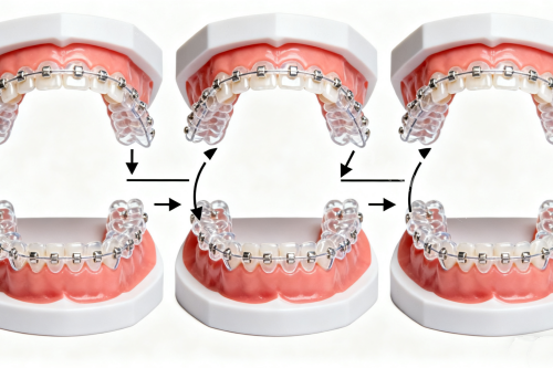 半隐形矫正卡通图片展示