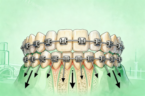 牙齿矫正模型图片展示