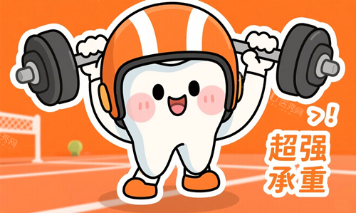 种植牙承重示意图