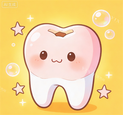 牙齿卡通图